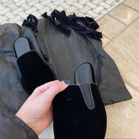 Jenni Kayne Black Velvet Mules - Picture 5 of 7